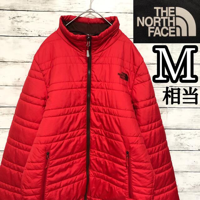 極上品》THE NORTH FACE 赤☆ダウンジャケット M 刺繍 BARGAIN 65.0