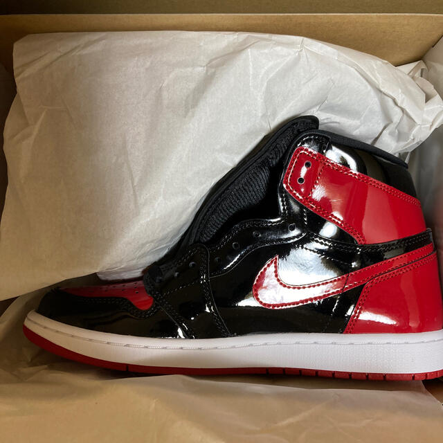 NIKE(ナイキ)の Nike Air Jordan 1 High OG "Patent Bred" メンズの靴/シューズ(スニーカー)の商品写真