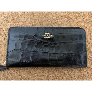 コーチ(COACH)のCOACH コーチ 長財布　ブラック(財布)