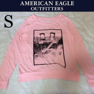 アメリカンイーグル(American Eagle)の１回着☆アメリカンイーグルロンT長袖ＴシャツSホリスターアバクロンビー&フィッチ(Tシャツ(長袖/七分))