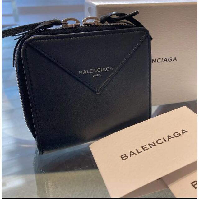 BALENCIAGA バレンシアガ 二つ折り財布☆刻印有☆箱付属付き