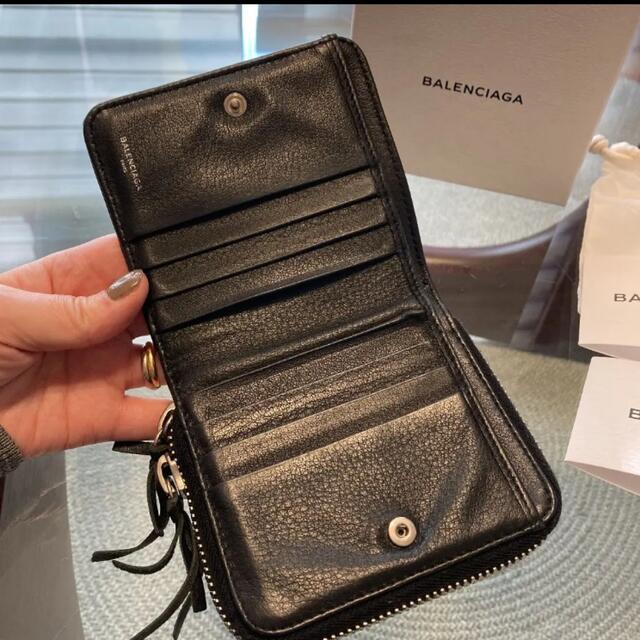 BALENCIAGA バレンシアガ 二つ折り財布☆刻印有☆箱付属付き