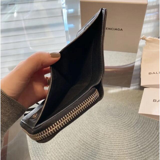 BALENCIAGA バレンシアガ 二つ折り財布刻印有箱付属付き