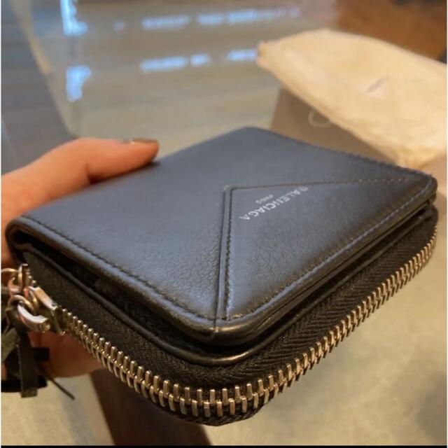 BALENCIAGA バレンシアガ 二つ折り財布☆刻印有☆箱付属付き