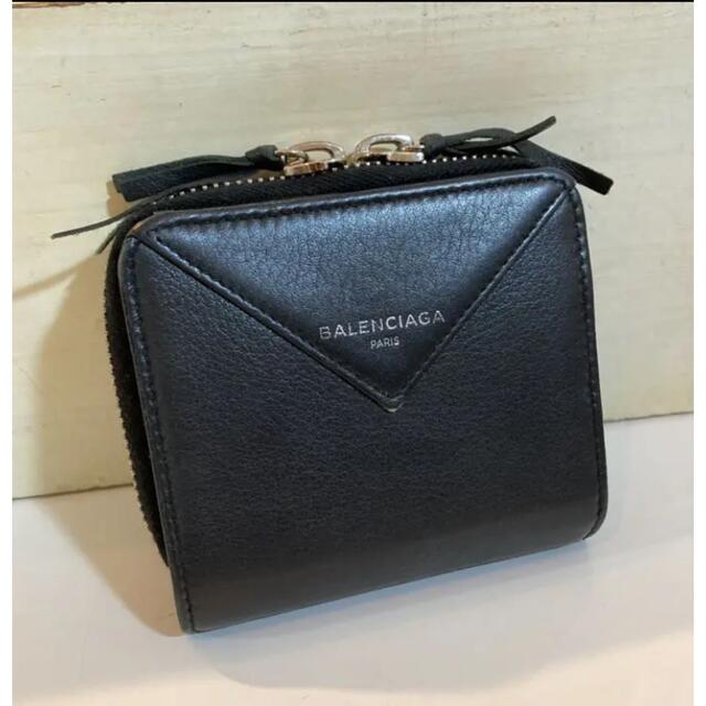 BALENCIAGA バレンシアガ 二つ折り財布☆刻印有☆箱付属付き