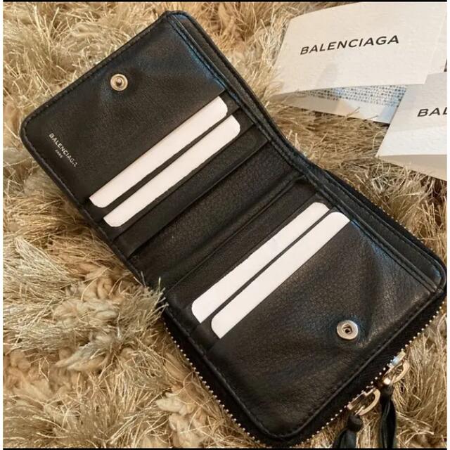 Balenciaga - BALENCIAGA バレンシアガ 二つ折り財布☆刻印有☆箱付属