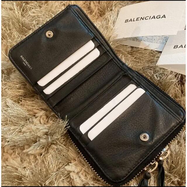 BALENCIAGA バレンシアガ 二つ折り財布☆刻印有☆箱付属付き