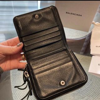 BALENCIAGA バレンシアガ 二つ折り財布 刻印有 箱付属付き