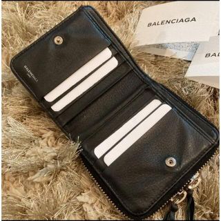 BALENCIAGA バレンシアガ 二つ折り財布 刻印有 箱付属付き