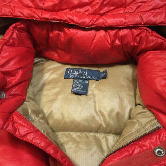 美品 90年代 ヴィンテージ　ポロ バイ ラルフローレン ダウンジャケット 赤