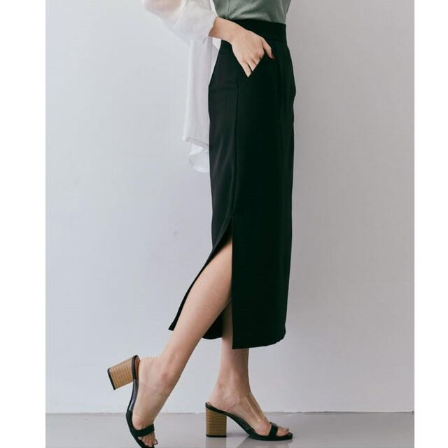 サイドスリットロングスカート 値下げ可 レディースのスカート(ロングスカート)の商品写真