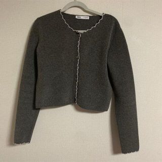 ザラ(ZARA)のZARA カーディガン 完売品 メロウ メロー 配色カーディガン 配色ニット(カーディガン)