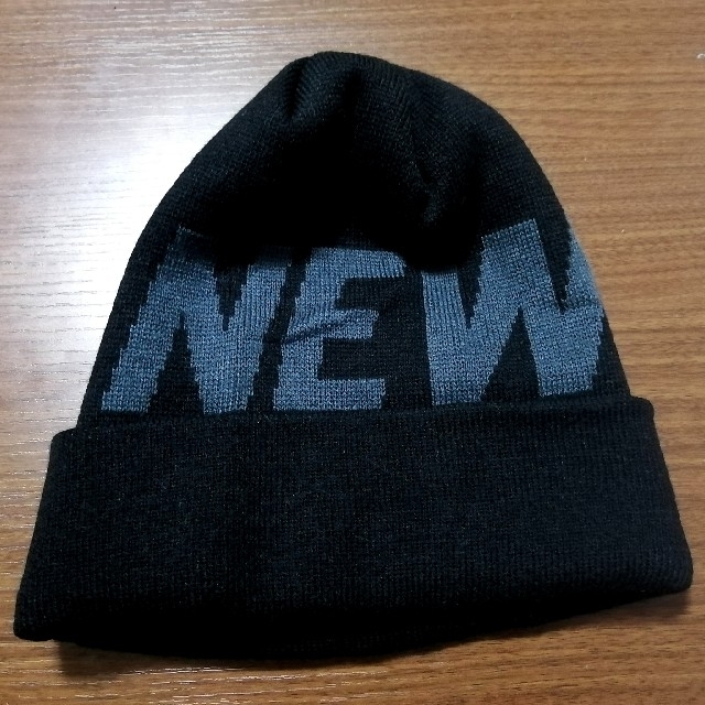 NEW ERA(ニューエラー)の【NEW ERA】 ニューエラ ニットキャップ ビーニー ニット帽 ブラック メンズの帽子(ニット帽/ビーニー)の商品写真