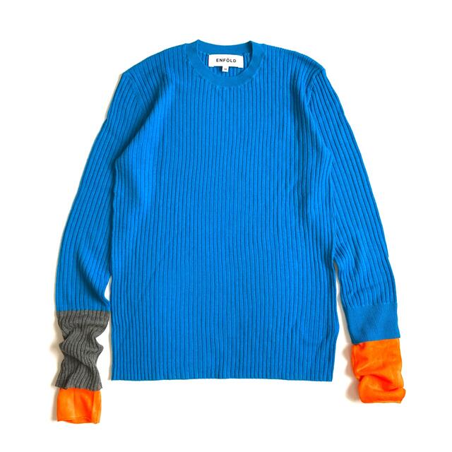 ENFOLD - ENFOLD エンフォルド Soft Wool Rib レイヤー ENFOLD - ENFOLD エンフォルド Soft Wool Rib レイヤー