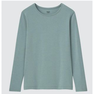 ユニクロ(UNIQLO)のヒートテック　コットンクルーネックT 極暖長袖　XL(アンダーシャツ/防寒インナー)