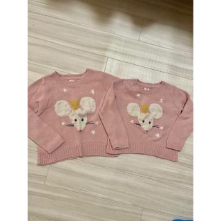 ベビーギャップ(babyGAP)の姉妹　リンクコーデ　セーター　babyGAP  2歳　4歳(ニット)