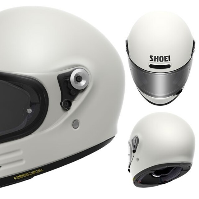 70%OFF】 新品 SHOEI Glamster グラムスター オフホワイト ヘルメット