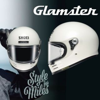 70%OFF】 新品 SHOEI Glamster グラムスター オフホワイト ヘルメット