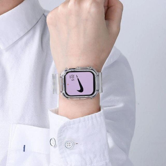 Apple Watch クリアバンド クリアベルト 透明 38mmの通販 by webマーケ's shop｜ラクマ