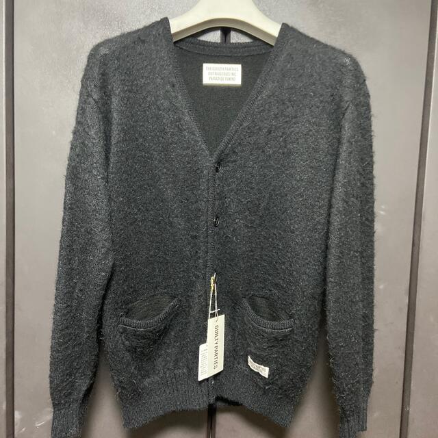 ワコマリア モヘアカーディガン ブラック M 21FW 今季ブランド inbody