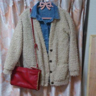 モコモコ カーデ(毛皮/ファーコート)