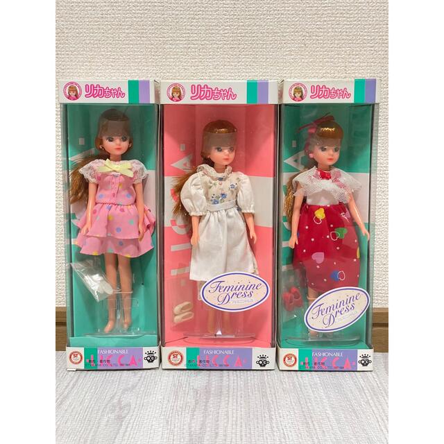 旧タカラ リカちゃん人形 3代目 3体セット デッドストック ダッコ ...