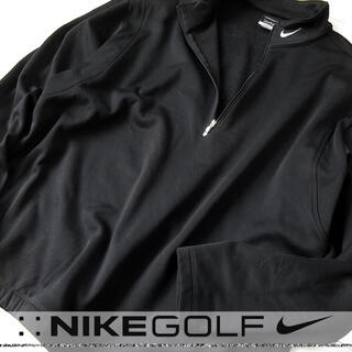 NIKE - 美品 L ナイキ ゴルフ NIKE メンズ 裏起毛プルオーバー ブラック