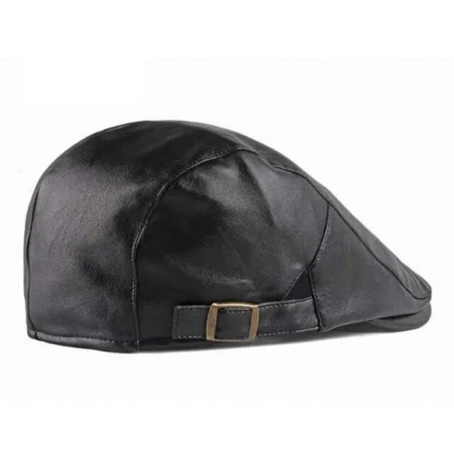 全店販売中 ハンチング レザー 帽子 黒 ベレー帽 キャップ ハット メンズ ユニセックス