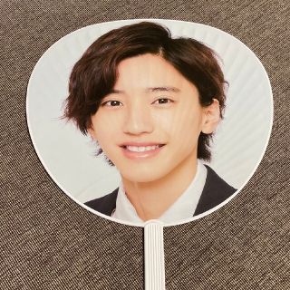 ジャニーズ(Johnny's)の(おまけつき)　なにわ男子　道枝駿佑　アオハル　うちわ(アイドルグッズ)