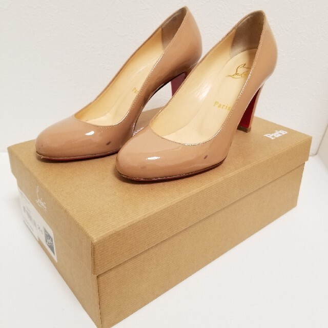 CHRISTIAN LOUBOUTIN FIFIFA 85 ピンク ベージュ CHRISTIAN LOUBOUTIN FIFIFA 85 ピンク ベージュ