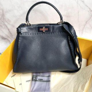 フェンディ(FENDI)の【H-M様専用】FENDI 極美品 セレリア ピーカブー ピーカーブー バッグ(ショルダーバッグ)