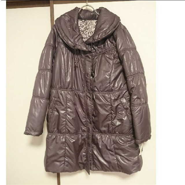 大きいサイズ 中綿コート レディースのジャケット/アウター(ロングコート)の商品写真