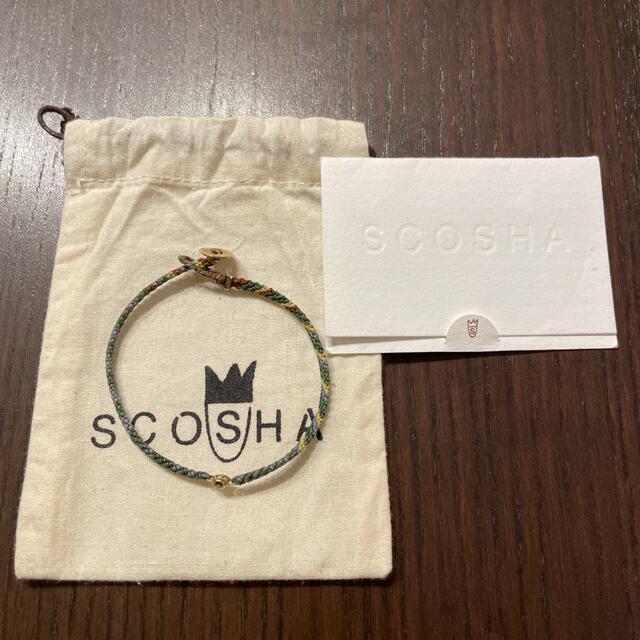 【SCOSHA】スコーシャ　ブレスレット　ブラックダイヤモンド　10K