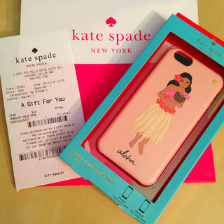 ケイトスペードニューヨーク(kate spade new york)のks♠︎ny 新品🌺iPhone6/6sケース aloha (iPhoneケース)
