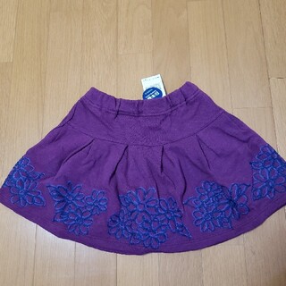 アナスイミニ(ANNA SUI mini)の新品　アナスイミニ　花柄　スカート　日本製　130(スカート)