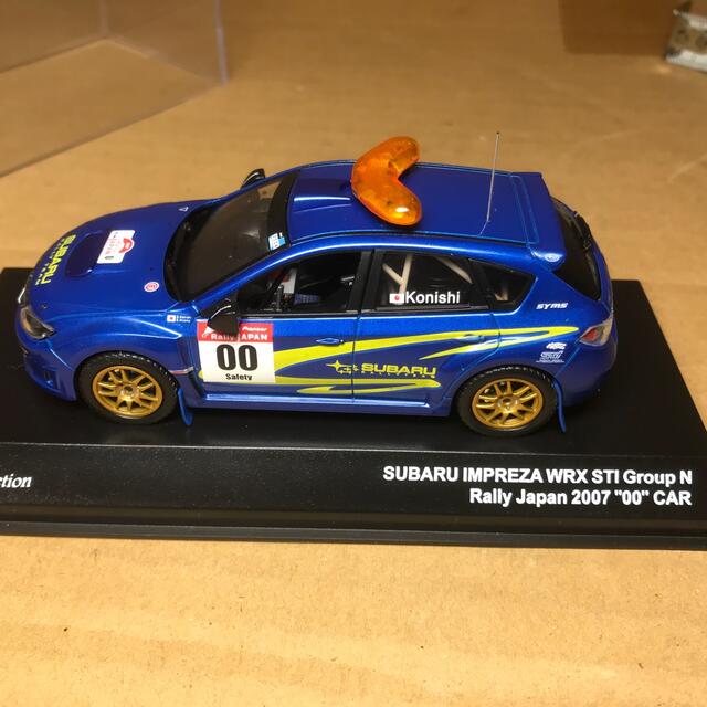 1/43 スバルインプレッサWRXSTI グループN ラリージャパンミニカー