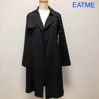 イートミー(EATME)のEATME  黒　コート　レースアップ(ロングコート)