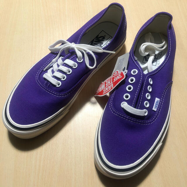 靴/シューズVANS Authentic 44DX パープル 27.5cm