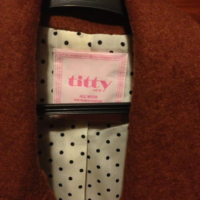 titty&co(ティティアンドコー)のtity&co コート♡ レディースのジャケット/アウター(ピーコート)の商品写真