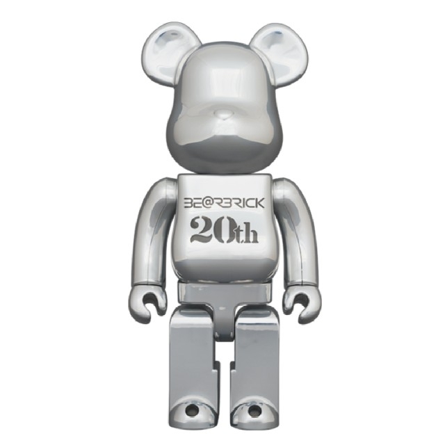 MEDICOM TOY(メディコムトイ)のベアブリック BE@RBRICK 20th deep chrome 400% エンタメ/ホビーのフィギュア(その他)の商品写真