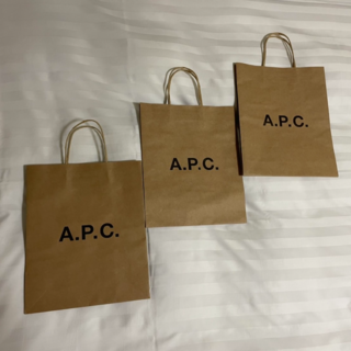 アーペーセー(A.P.C)の＊ A.P.C. ショッパートート 紙袋 ３枚セット(ショップ袋)