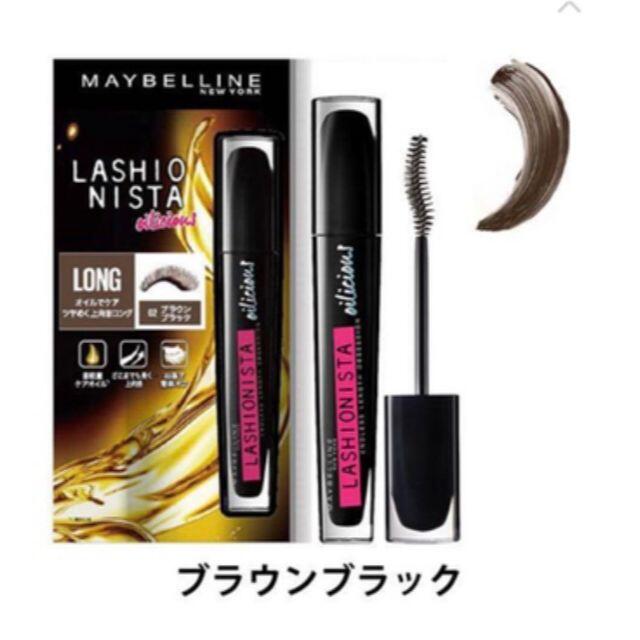 MAYBELLINE(メイベリン)のメイベリン ニューヨーク ラッシュニスタ オイリシャス 02 ブラウンブラック… コスメ/美容のベースメイク/化粧品(眉マスカラ)の商品写真