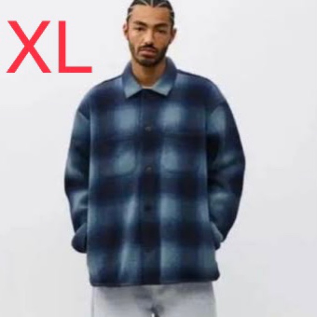 Supreme Shadow Plaid Fleece shirt 【M】 www.cafe-luitpold.de