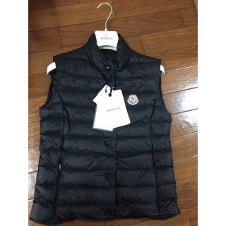 モンクレール(MONCLER)のモンクレール ダウンベスト LIANE レディース 黒 TG1 新品未使用(ダウンベスト)