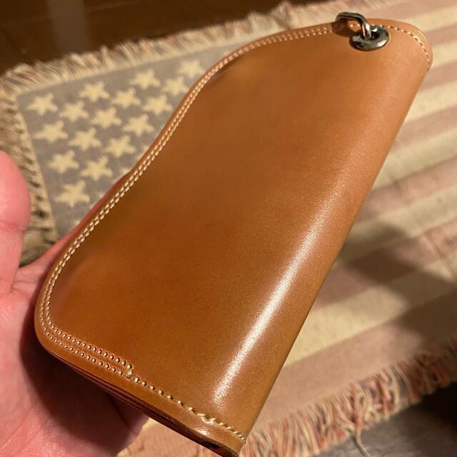 最前線の LAST CROPS HORWEEN FULL CORDOVAN 長財布 - www