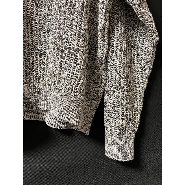 COMOLI(コモリ)のYOKE 21SS LARGE MESHED CREW NECK KNIT メンズのトップス(ニット/セーター)の商品写真