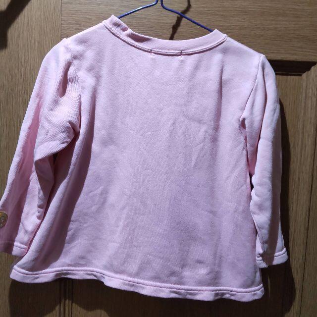 mezzo piano(メゾピアノ)のメゾピアノ　トレーナー　サイズ95 キッズ/ベビー/マタニティのキッズ服女の子用(90cm~)(Tシャツ/カットソー)の商品写真