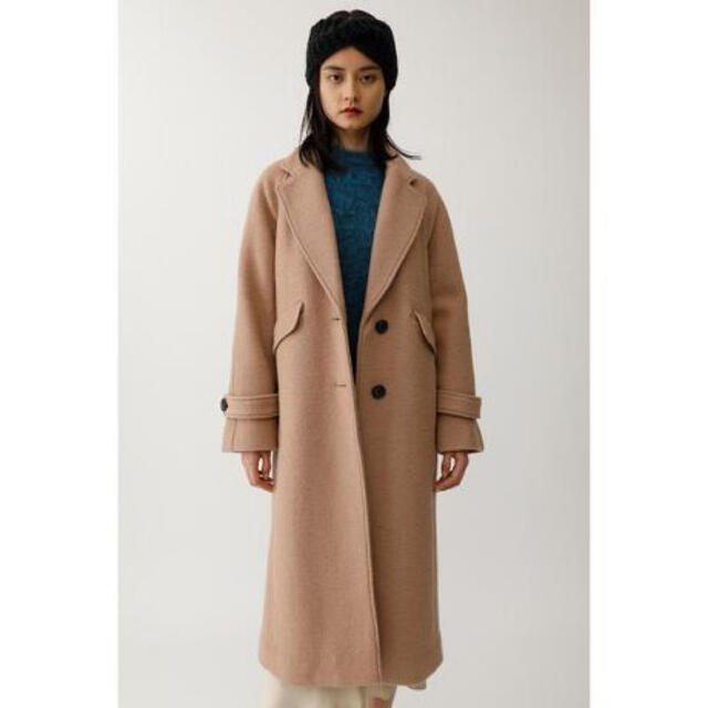 moussy SINGLE BREASTED WOOL COAT ロングコート