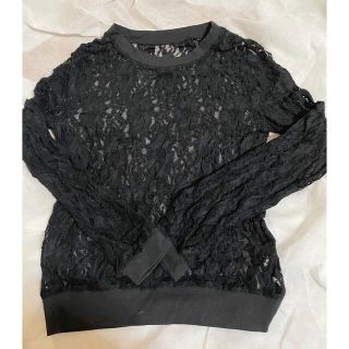 マウジー(moussy)の【moussy】マウジーのレースのカットソー(カットソー(長袖/七分))