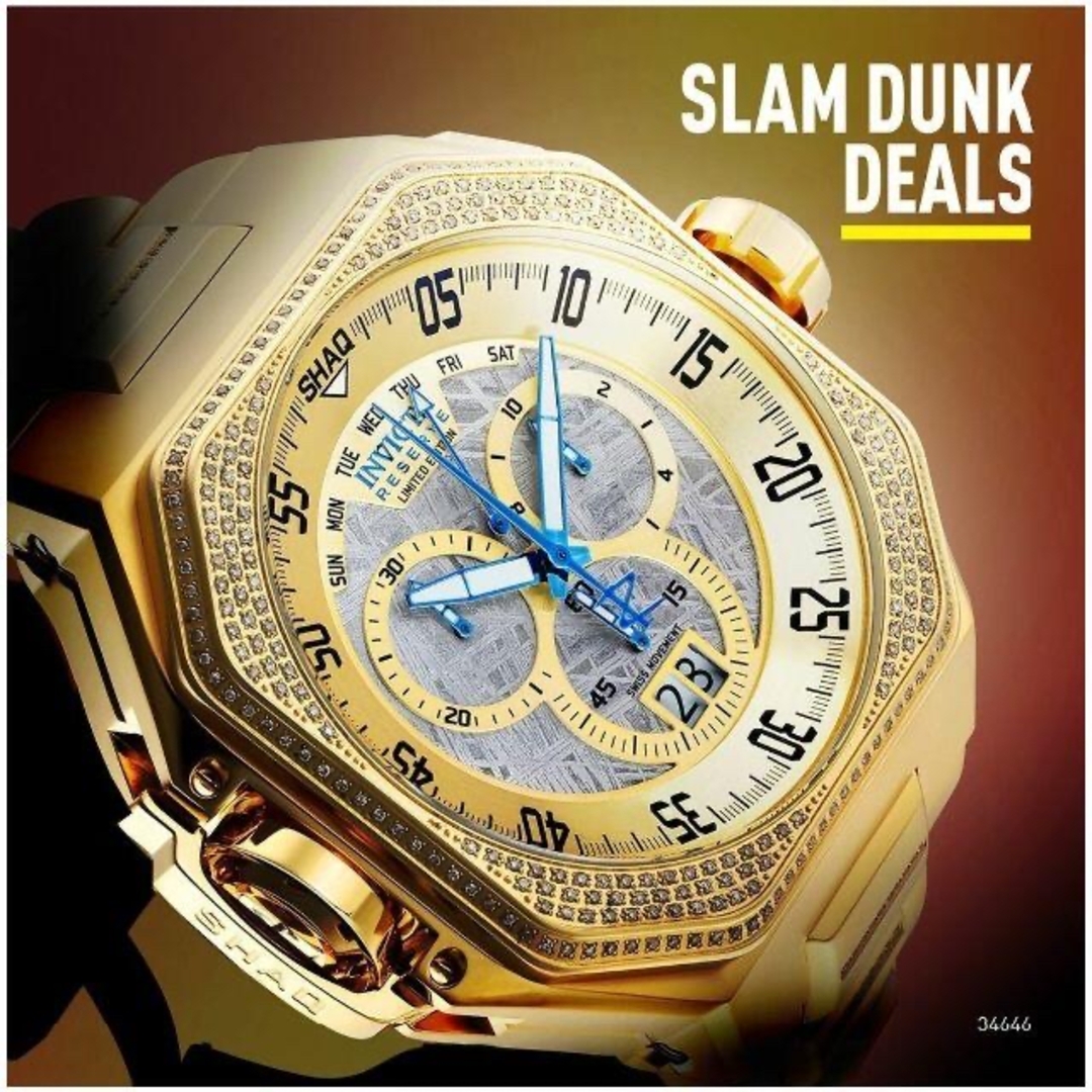 INVICTA - インビクタ『SHAQ 34646』☆ダイヤ1.31ct☆隕石 INVICTA - インビクタ『SHAQ 34646』☆ダイヤ1.31ct☆隕石